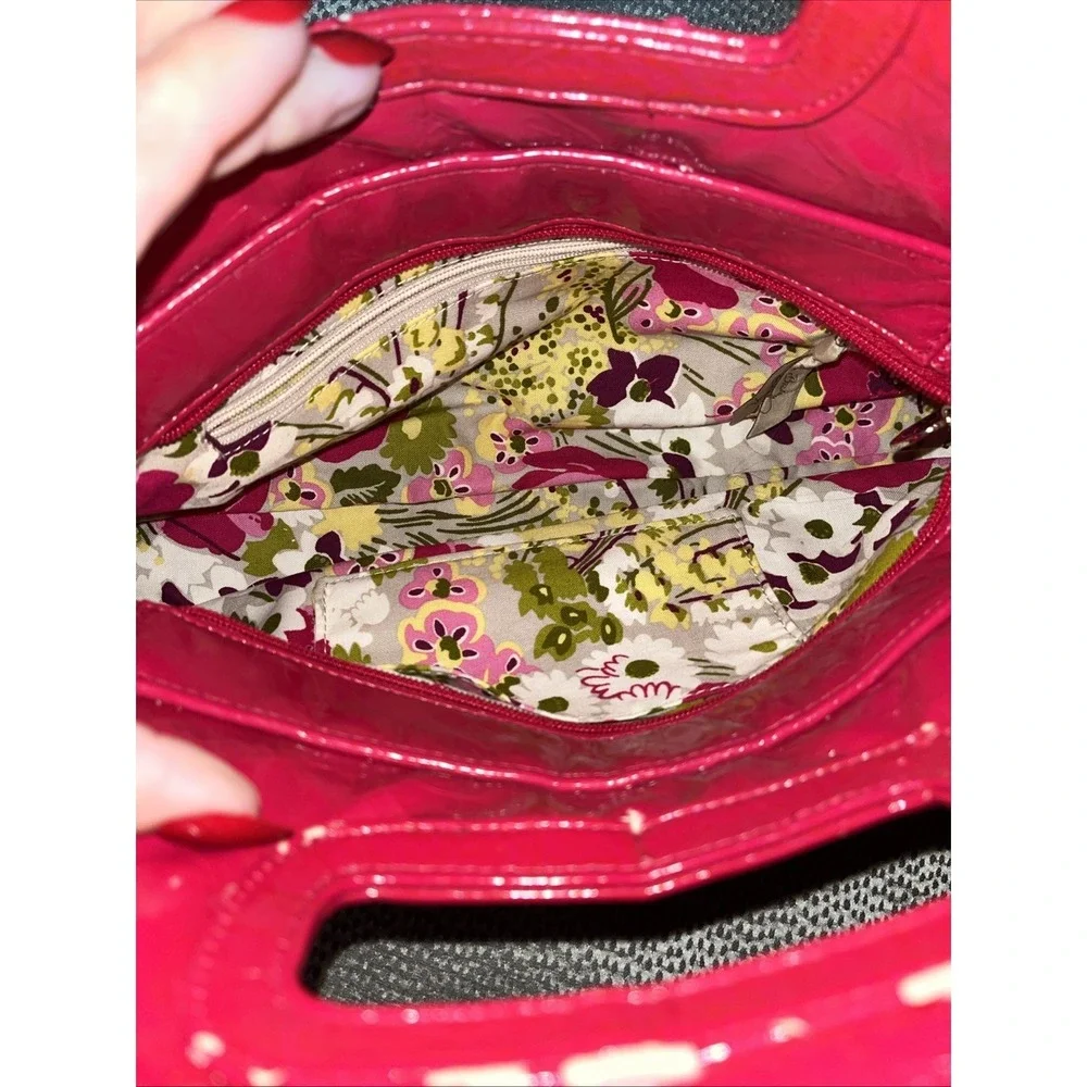 Vera Bradley Purse Handbag Got It Handled Make Me Blush Pink Flowers Purse